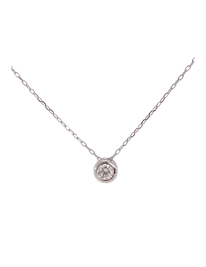 CADENA VENECIANA CON  DIAMANTE REDONDO