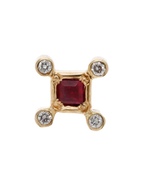 ROMBO RUBÍ Y DIAMANTES