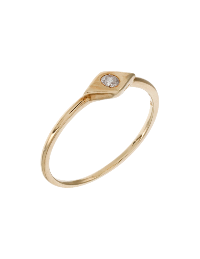 ANILLO OJO CON DIAMANTE