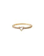 ANILLO CORAZÓN Y DIAMANTES