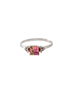 ANILLO TURMALINA Y DIAMANTES