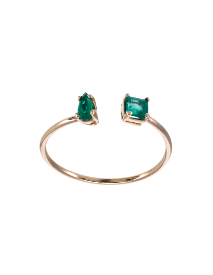 ANILLO TOI ET MOI CUADRADA Y GOTA
