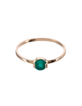 ANILLO ESMERALDA SOLITARIO