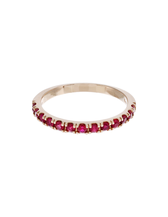 ANILLO RUBÍS REDONDOS