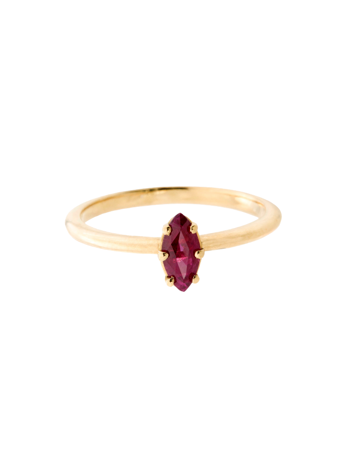 ANILLO RUBÍ MARQUISSE VERTICAL