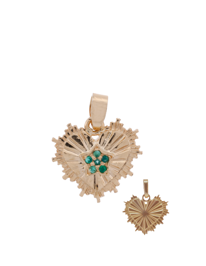 DIJE CORAZÓN DOBLE